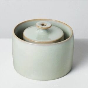 Hearth & Hand Magnolia 2.5L Stoneware Watering Thumb Pot Sage Green